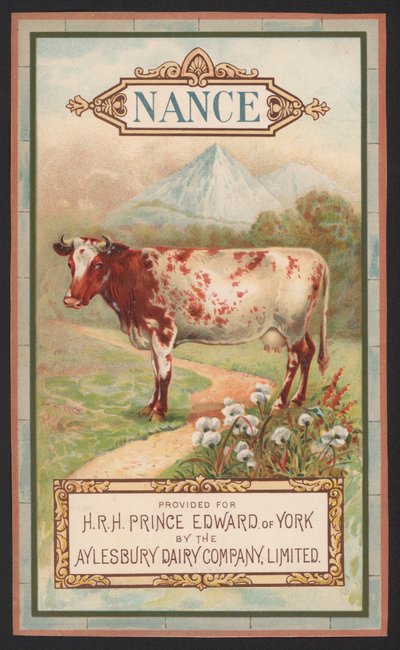Nance, reklama pro Aylesbury Dairy Company od English School