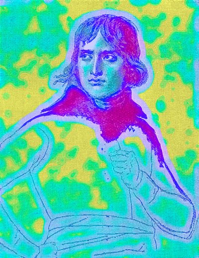 Napoleon Bonaparte, první konzul, ilustrace z Dějin Anglie od H. O. Arnold-Fostera, vydáno 1897 (digitálně vylepšený obrázek) od English School