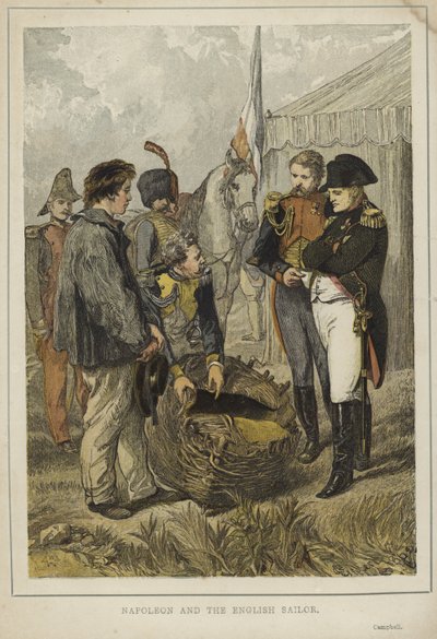 Napoleon Bonaparte a anglický námořník od English School