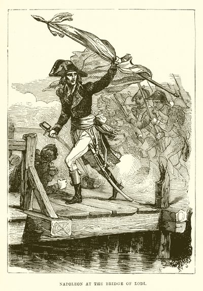 Napoleon u mostu Lodi od English School