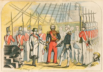 Napoleon se vzdává Angličanům od English School