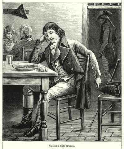 Napoleonovy rané boje (rytina) od English School