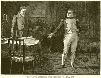 Napoleonův rozhovor s Metternichem od English School