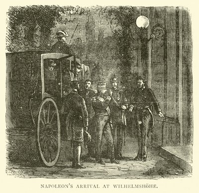 Napoleonův příjezd do Wilhelmshohe, září 1870 od English School