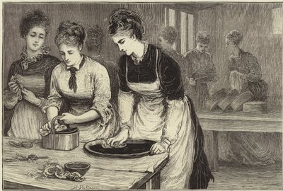 National Training School of Cookery v South Kensington od English School