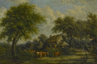 Poblíž Berkswellu, kolem roku 1850 od English School