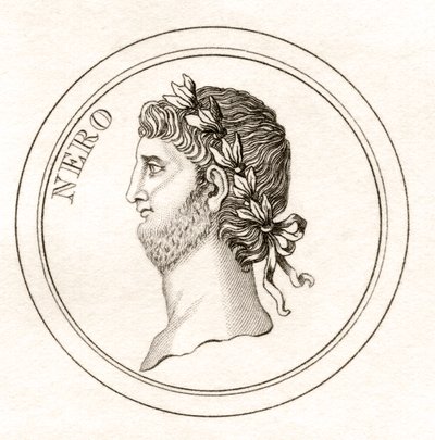 Nero, z „Crabbova historického slovníku“, vydaného v roce 1825 od English School