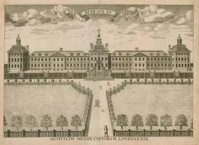 New Bedlam Hospital, Moorfields, Londýn od English School