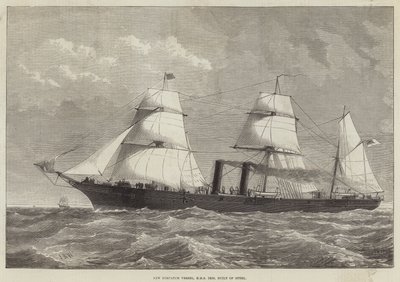 Nová expediční loď, HMS Iris, postavená z oceli od English School