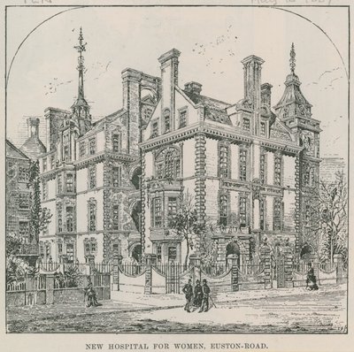 Nová nemocnice pro ženy, Euston Road, Londýn od English School