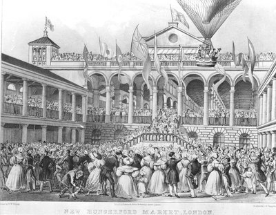 Nový Hungerford Market, 1833 od English School