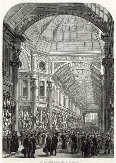 Nový trh Leadenhall Market od English School