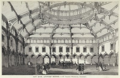 New Roof, Antwerp Bourse (rytina) od English School