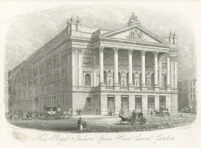 Nová královská italská opera, Covent Garden, Londýn od English School