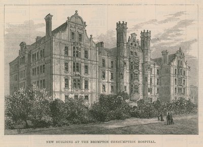 Nová budova v Brompton Consumption Hospital v Londýně od English School