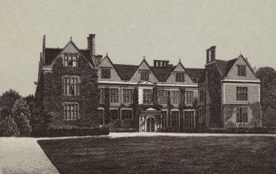 Newbury: Shaw House (litografie) od English School