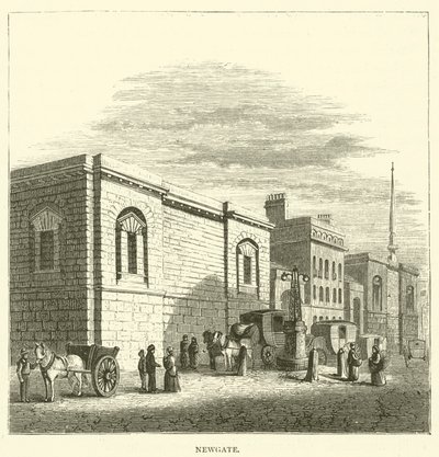 Newgate (rytina) od English School