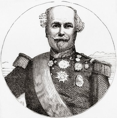 Nicolas Charles Oudinot, z Wardových a Lockových ilustrovaných dějin světa, vyd. cca 1882. od English School