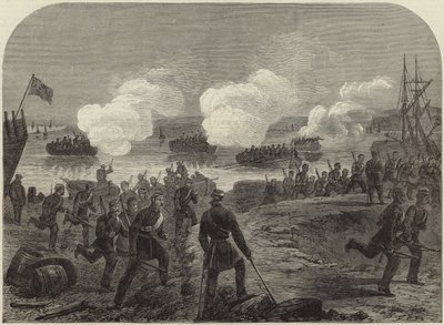 Noční útok Kent Artillery Volunteers v Ore Creek od English School