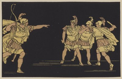 Nisus a Euryalus (barevné obrázky) od English School