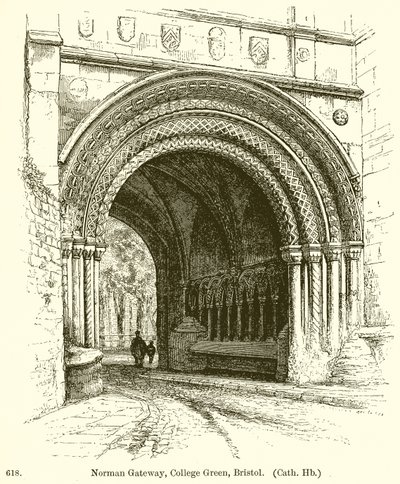 Norman Gateway, College Green, Bristol od English School