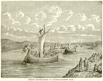 Severští navigátoři v Narragansett Bay od English School