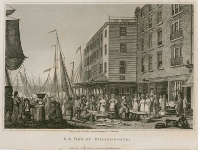 Severovýchodní pohled na Billingsgate od English School