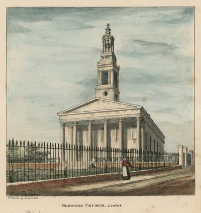 Norwood Church, Lambeth, Londýn od English School