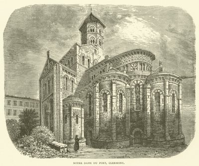 Notre Dame du Port, Clermont (rytina) od English School