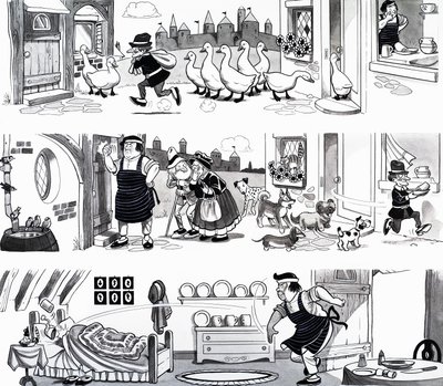 Ilustrace říkanky od English School