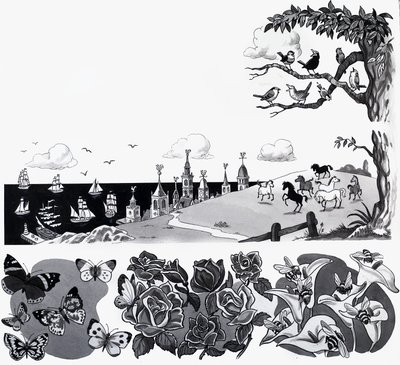 Ilustrace říkanky od English School