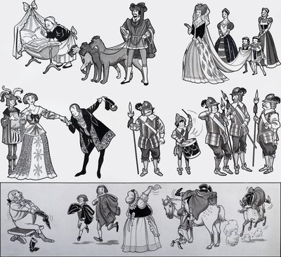 Ilustrace říkanky od English School