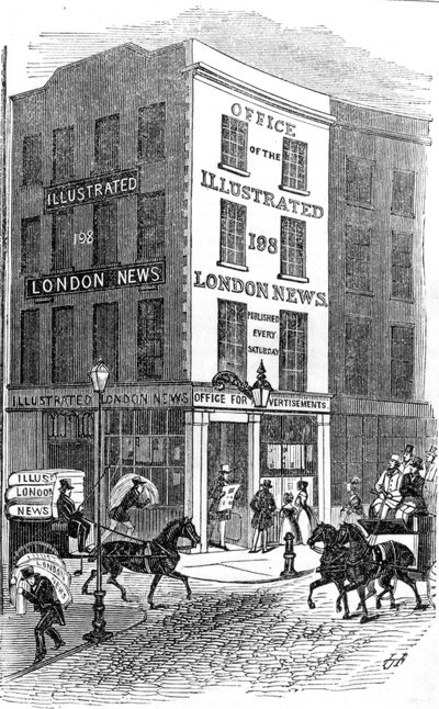 Office of the Illustrated London News, 1842 od English School