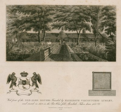 Old Alms Houses, Shoreditch od English School