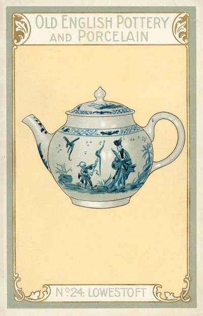 Stará anglická keramika a porcelán: (barevná litografie) od English School