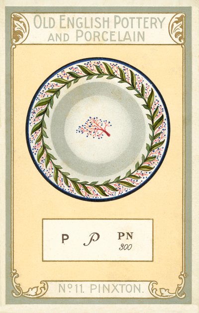 Stará anglická keramika a porcelán: (barevná litografie) od English School