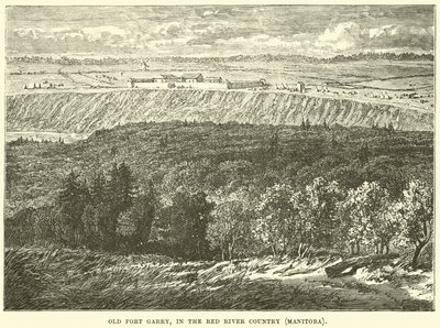 Old Fort Garry, v Red River Country, Manitoba od English School