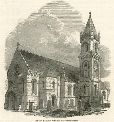 Old St Pancras Church, Londýn, rekonstruován od English School