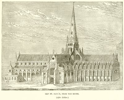 Starý St. Pauls, z jihu od English School