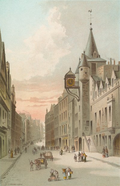 Old Tolbooth a Canongate - Edinburgh od English School