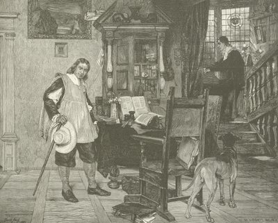 Oliver Cromwell navštíví Miltona od English School