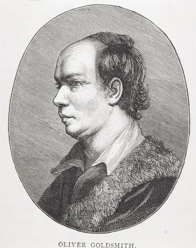 Oliver Goldsmith (1730-74) (rytina) (viz také 105778) od English School