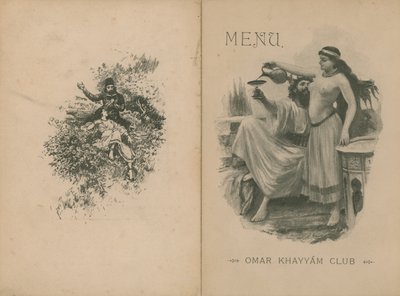 Večerní menu klubu Omar Khayyam od English School
