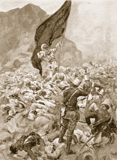 Omdurman: Poslední nositel černé vlajky, 2. září 1898 od English School