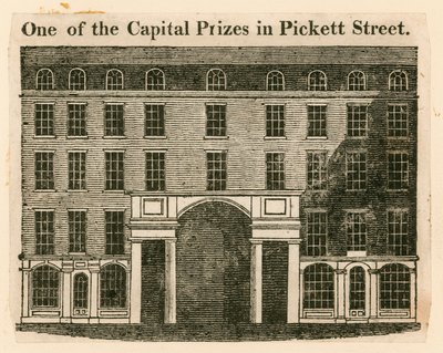 Jedna z hlavních cen v Pickett Street, Temple Bar, Londýn od English School