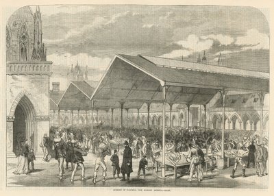 Otevření Columbia Fish Market v Bethnal Green od English School