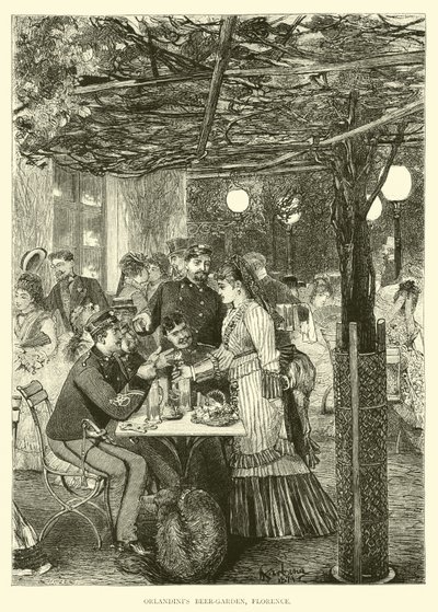 Orlandints Beer-Garden, Florencie od English School