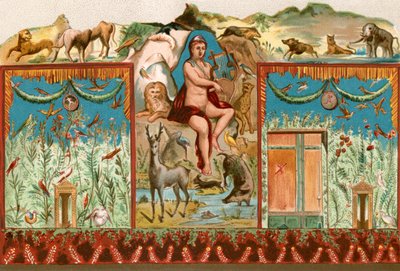 Orpheus okouzlující zvířata od English School
