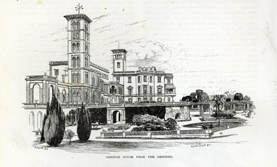 Osborne House from the Grounds, z 