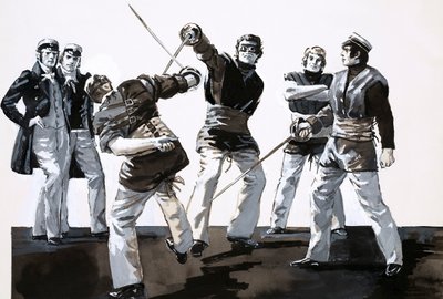 Otto Von Bismarck vyhrál 26 z 27 duelů od English School
